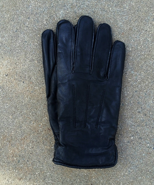 Alpaca Knit Lined Cowhide Leather Gloves - Alpaca Made in the USA